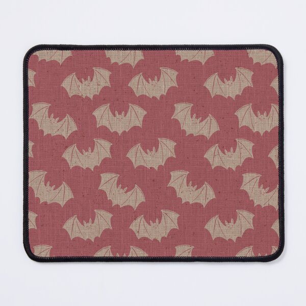 Item preview, Magenta Bat Toile Folk Gothic Halloween Print designed and sold by DColourMuse.