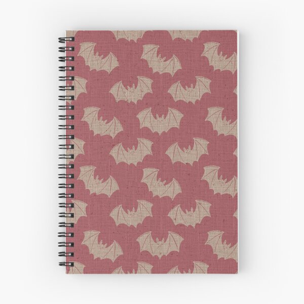 Item preview, Magenta Bat Toile Folk Gothic Halloween Print designed and sold by DColourMuse.