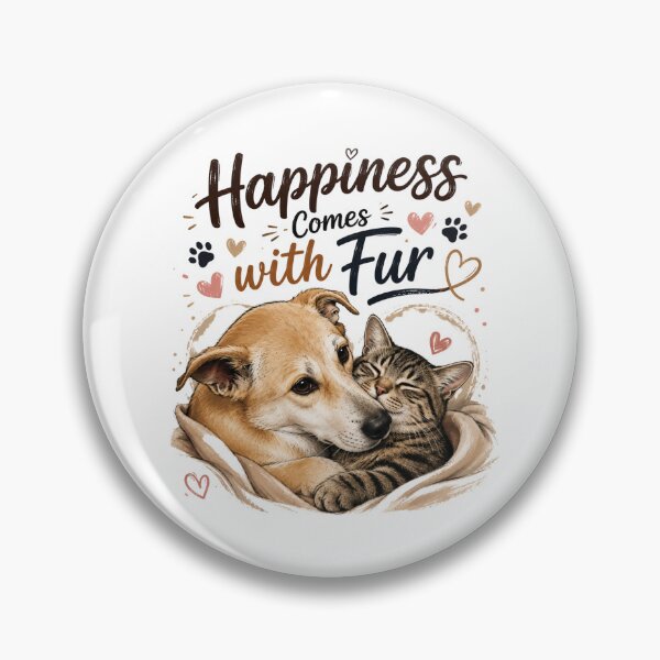 Item preview, Happiness Comes with Fur designed and sold by KrithigaArts.