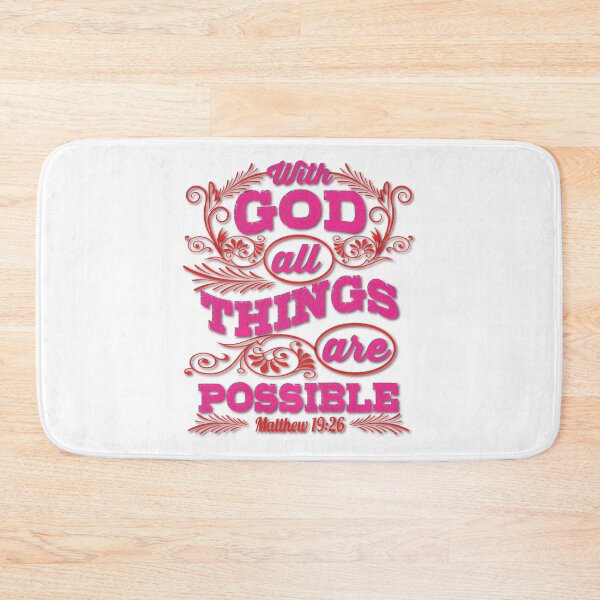 Item preview, With God All Things Are Possible designed and sold by Awarrie.