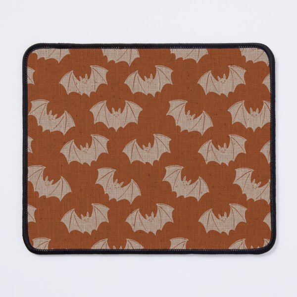 Item preview, Rust Gothic Bat Toile Vintage Autumn Pattern designed and sold by DColourMuse.