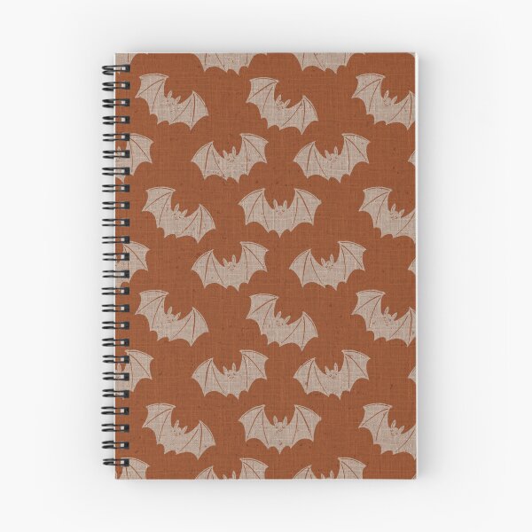 Item preview, Rust Gothic Bat Toile Vintage Autumn Pattern designed and sold by DColourMuse.