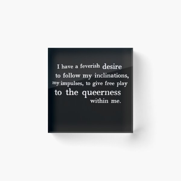 Item preview, Anais Nin Queerness Quote designed and sold by weirdove.