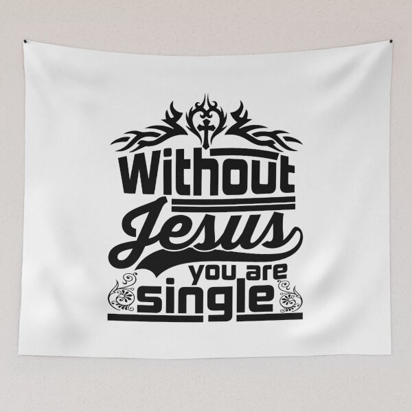 Item preview, Without Jesus You Are Single designed and sold by Awarrie.