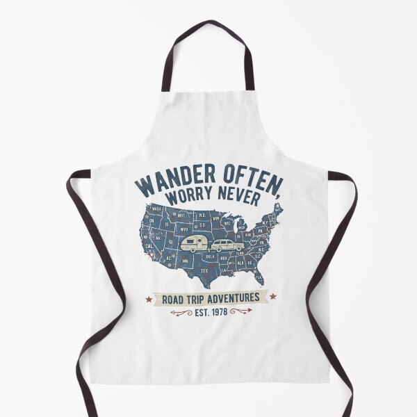 Item preview, Vintage Station Wagon Camper Map Wander Often Worry designed and sold by tushartanvir.