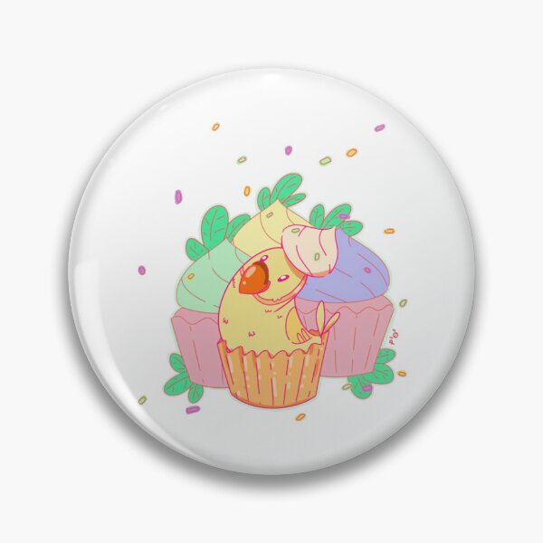 Item preview, Cupcake Birb Cute Kawaii Bird Bakery Dessert designed and sold by Pioiiiart.