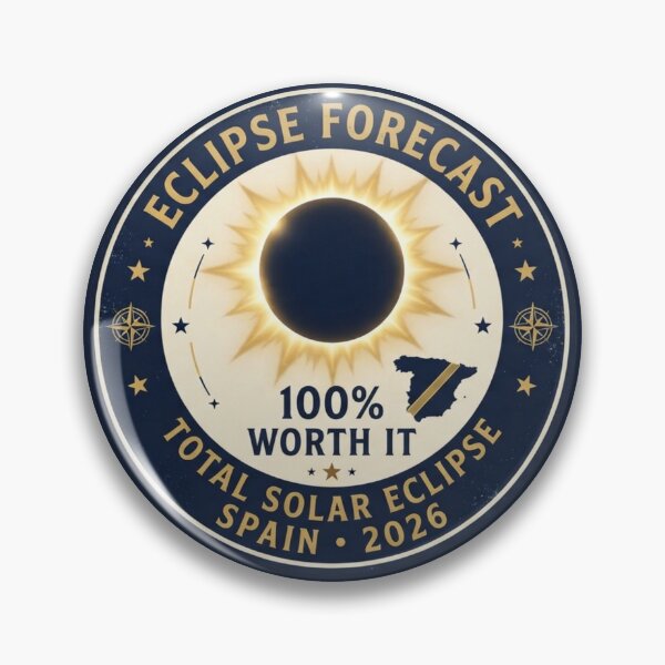 Item preview, Eclipse Forecast 100% Worth It Spain 2026 designed and sold by CalmCapy Co.