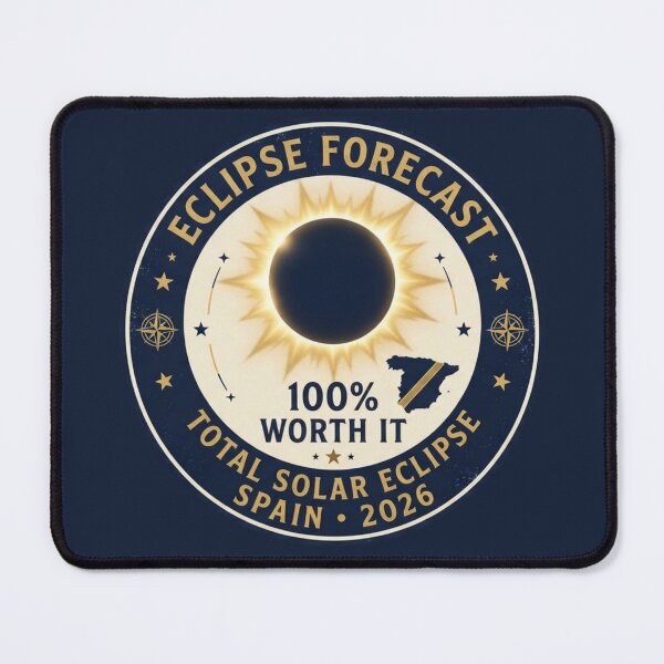 Item preview, Eclipse Forecast 100% Worth It Spain 2026 designed and sold by CalmCapy Co.