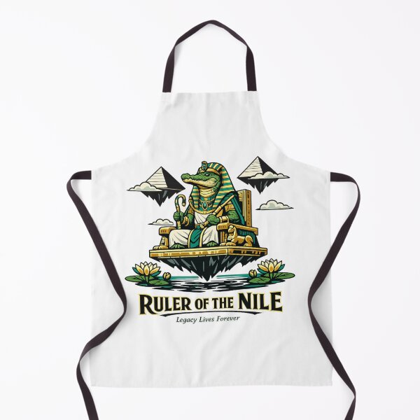 Item preview, Ruler of the Nile – Pharaoh Crocodile Art designed and sold by Dogandesighn.