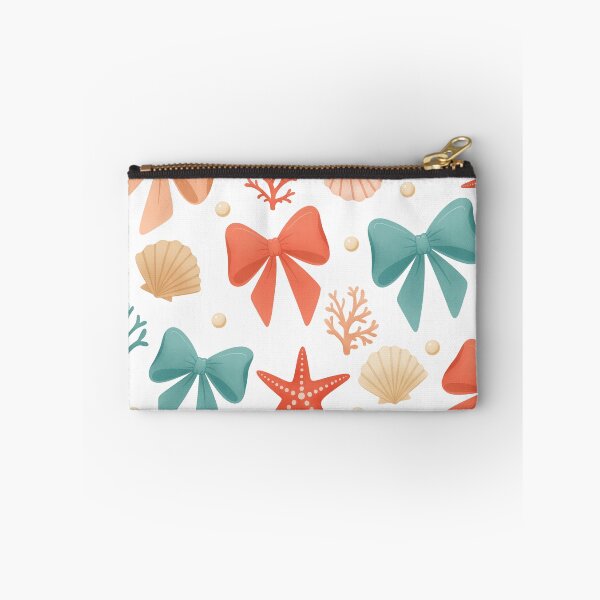 Item preview, Cute Coquette Sea Shells and Bows Seamless Pattern Background designed and sold by DiNata.