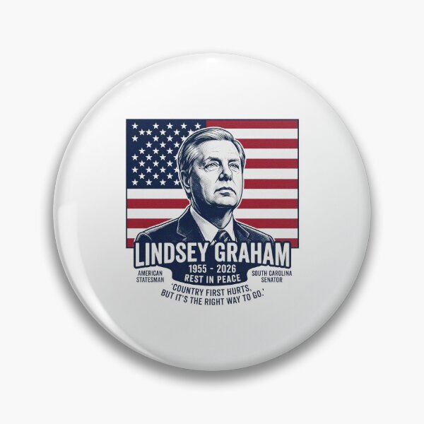Item preview, Lindsey Graham South Carolina Senator 1955 To 2026 Rest in Peace designed and sold by Vanthuandesign.