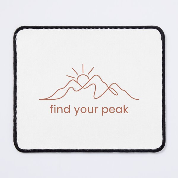 Item preview, Find Your Peak Retro Quote designed and sold by tushartanvir.