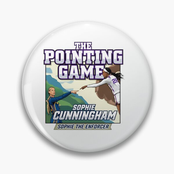 Item preview, Sophie Cunningham The Pointing Game Basketball T-Shirt designed and sold by HUTEND.