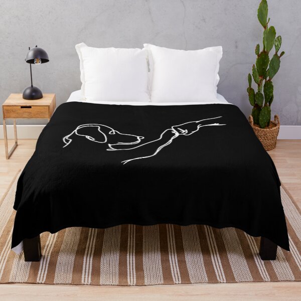 Item preview, Minimalist Dog Fist Bump Line Art designed and sold by GiaoCalonas.