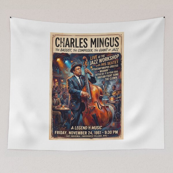 Item preview, Charles Mingus designed and sold by Theodor Decker.