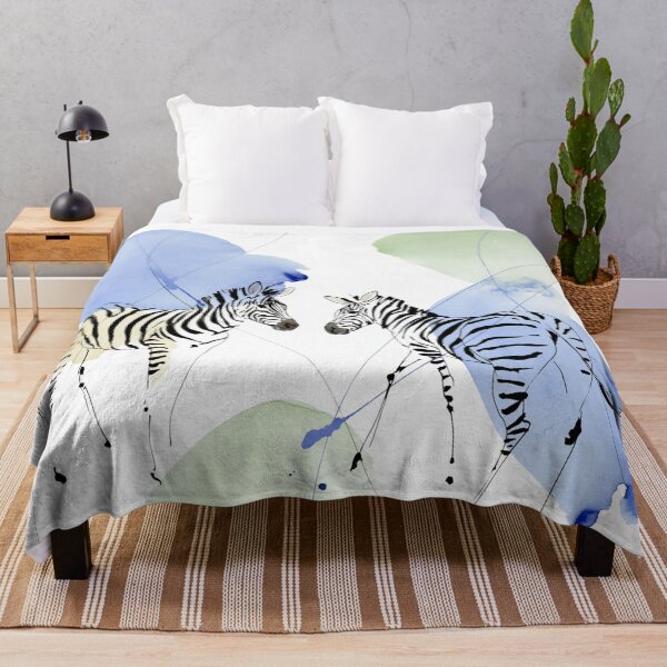 Item preview, Abstract Zebra Watercolor | Modern Safari Animal Illustration designed and sold by Ramona-Gliga.