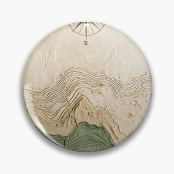 Item preview, Vintage topographic map art for camping enthusiasts and outdoor adventure lovers designed and sold by Wircon Studio.
