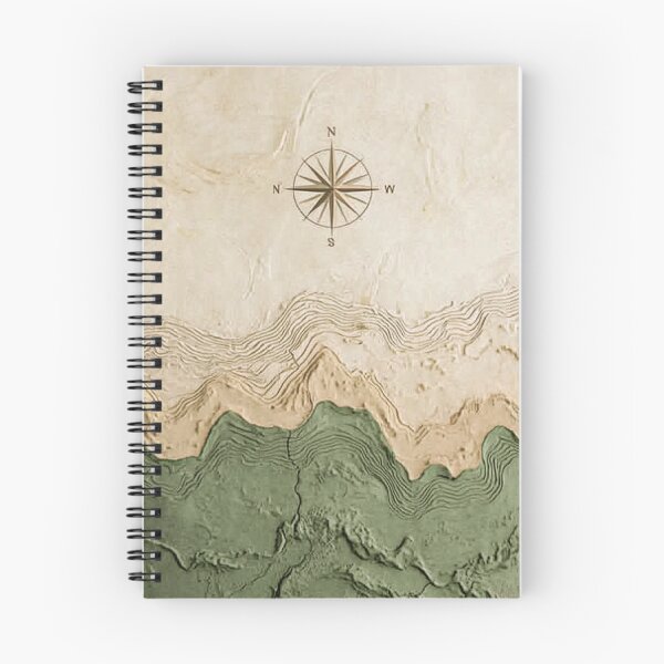 Item preview, Vintage topographic map art for camping enthusiasts and outdoor adventure lovers designed and sold by Wircon Studio.