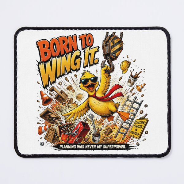 Item preview, Born to Wing It – Funny Duck Vintage Comic designed and sold by Cavalier-org.