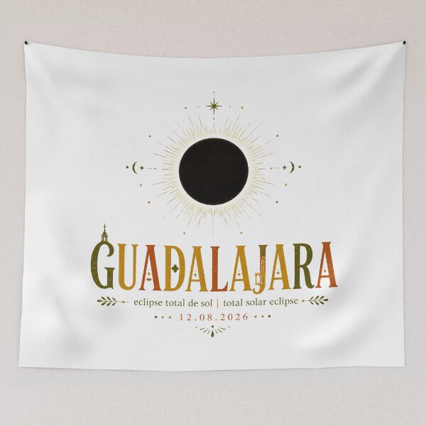 Item preview, Guadalajara Total Solar Eclipse 2026 designed and sold by Beyond Destinations.