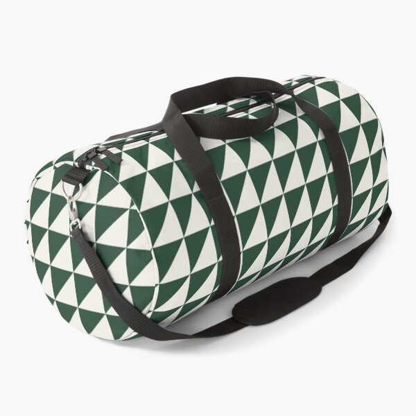 Item preview, Green And Cream Triangle Mosaic Pattern designed and sold by pattern-archive.