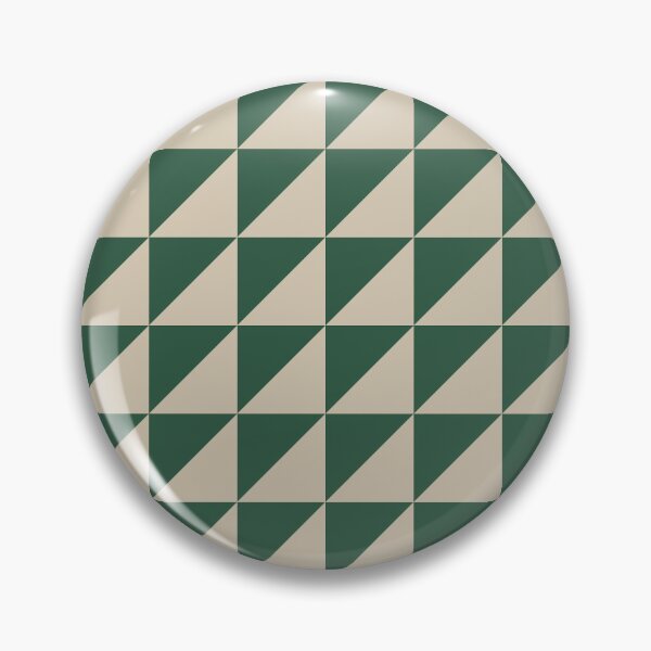 Item preview, Green And Sand Triangle Mosaic Pattern designed and sold by pattern-archive.