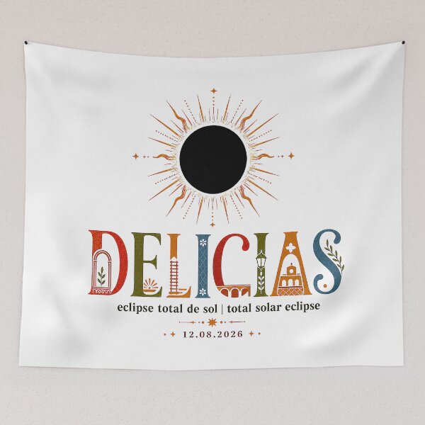 Item preview, Delicias Total Solar Eclipse 2026 designed and sold by Beyond Destinations.