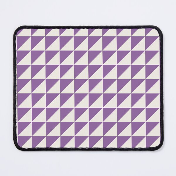 Item preview, Purple And Cream Triangle Mosaic Pattern designed and sold by pattern-archive.