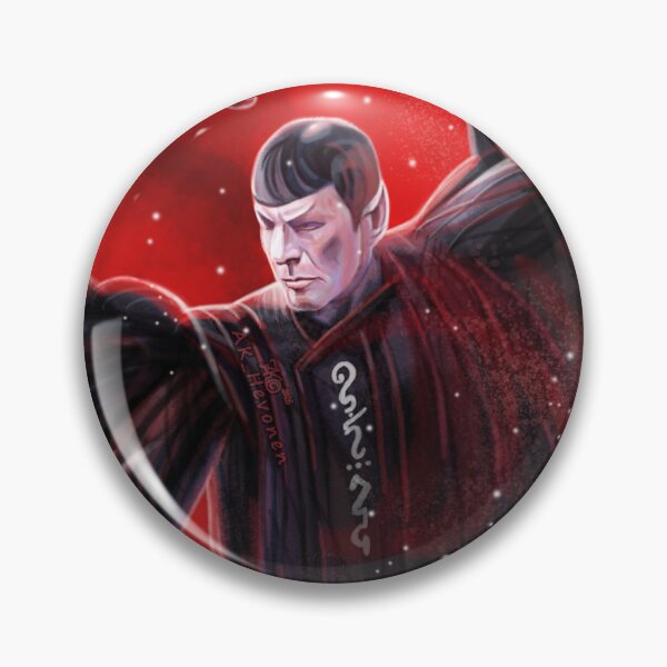 Item preview, Leonard Nimoy black, handpainted Fanart designed and sold by AK-Hevonen.