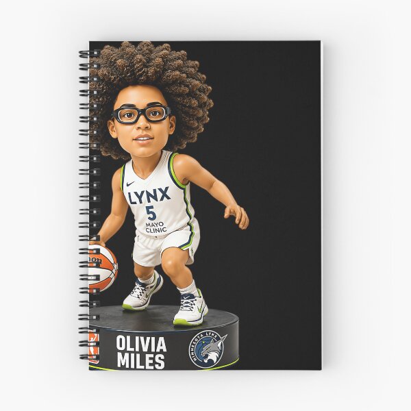 Artikelvorschau, Olivia Miles Minnesota Lynx WNBA Wackelkopffigur entworfen und verkauft von Redprin.