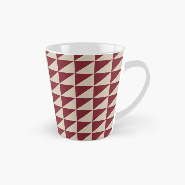 Item preview, Red And Beige Triangle Mosaic Pattern designed and sold by pattern-archive.