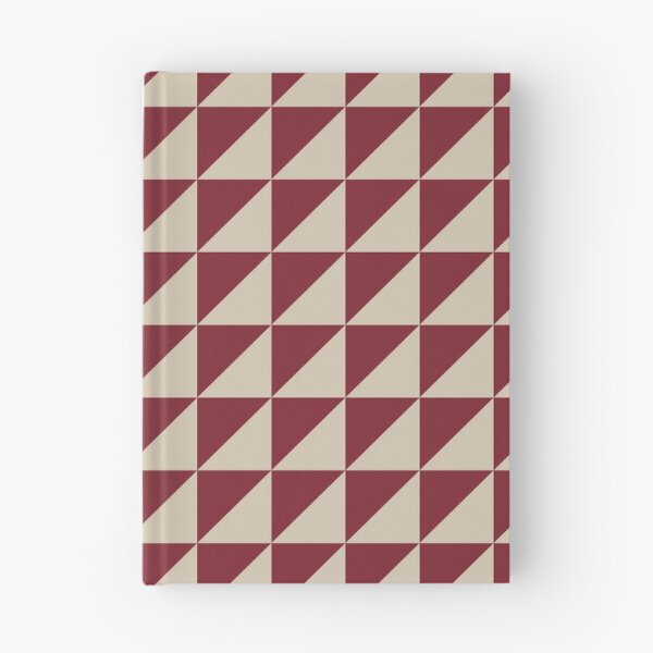 Item preview, Red And Beige Triangle Mosaic Pattern designed and sold by pattern-archive.