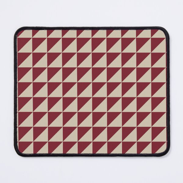 Item preview, Red And Beige Triangle Mosaic Pattern designed and sold by pattern-archive.
