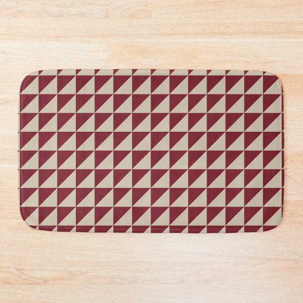 Item preview, Red And Beige Triangle Mosaic Pattern designed and sold by pattern-archive.