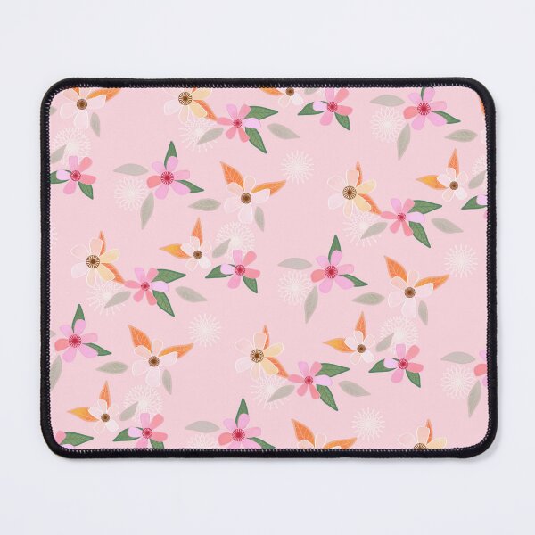 Item preview, Pale Blossoms and Leaves on Pink designed and sold by JaygiesDesign.