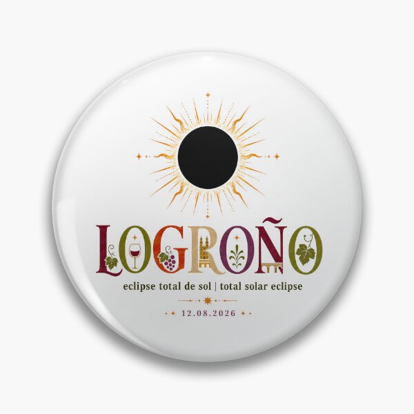 Item preview, Logroño Total Solar Eclipse 2026 designed and sold by Beyond Destinations.