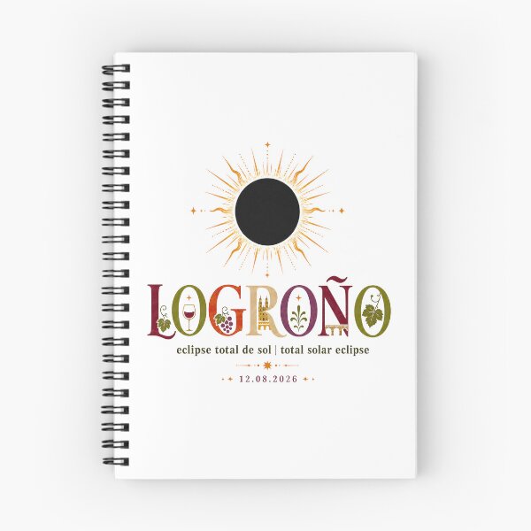 Item preview, Logroño Total Solar Eclipse 2026 designed and sold by Beyond Destinations.