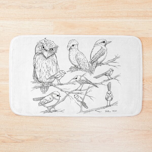 Item preview, Hand-Drawn Australian Bird Collection – Vintage Nature Line Art designed and sold by ArtwithKellie.