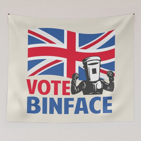 Item preview, Count Binface design Vote Binface Anti Farage designed and sold by Colorfulman.