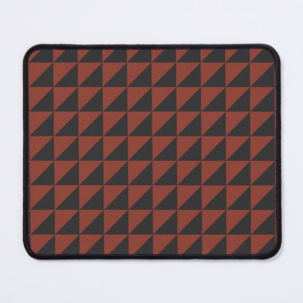 Item preview, Rust And Charcoal Triangle Mosaic Pattern designed and sold by pattern-archive.