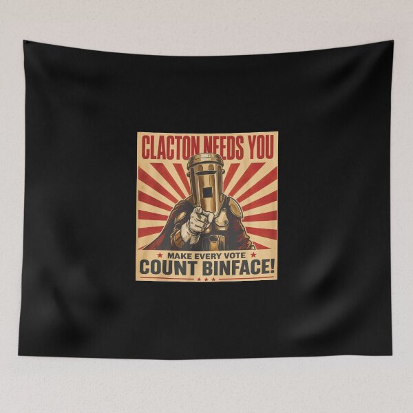 Item preview, Count Binface Vote Clacton By Election Poster designed and sold by hargisnamocho.
