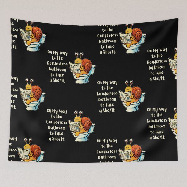Item preview, On My Way to The Genderless Bathroom to Take a She/It designed and sold by tellia-kallisto.
