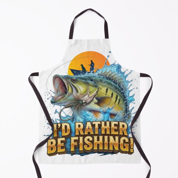 Item preview, I’d Rather Be Fishing! designed and sold by Gnarly360.