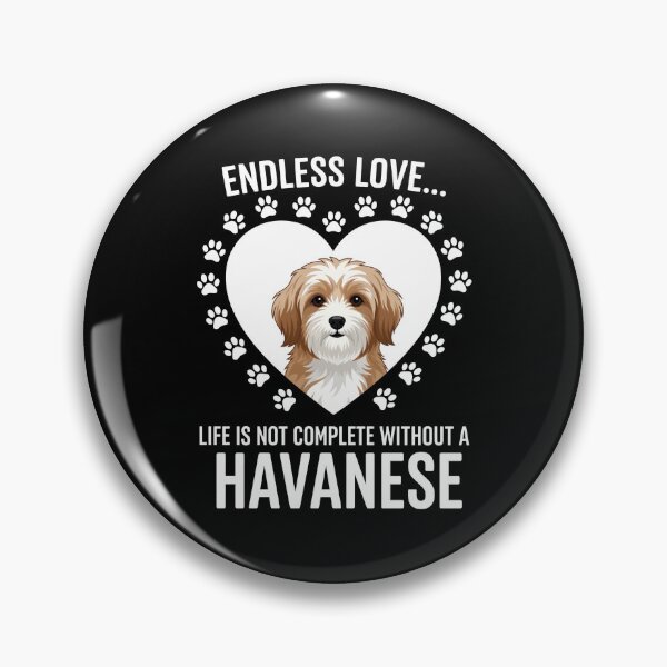 Item preview, Endless Love Havanese Dog Heart Design designed and sold by GiaoCalonas.