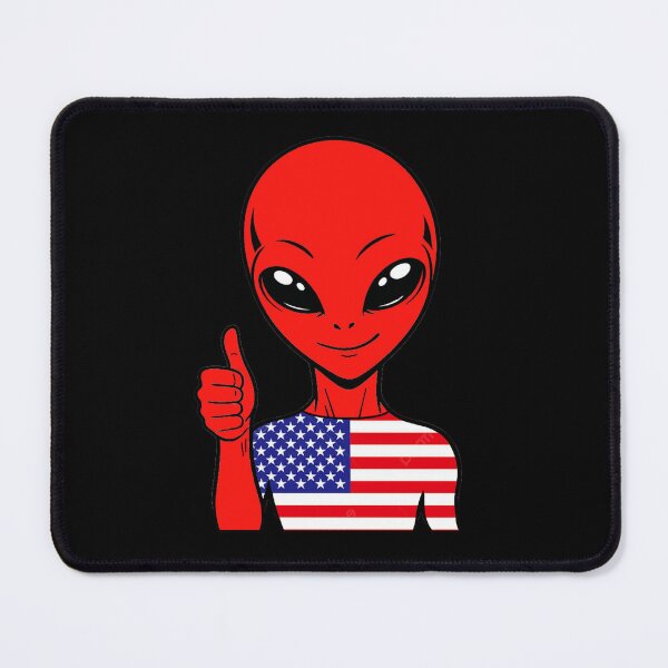 Item preview, Zorgo USA | Thumbs up Alien | USA Flag Shirt | Cute Alien Gift | USA Merchandise designed and sold by The-Visitors.