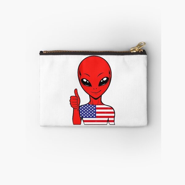 Item preview, Zorgo USA | Thumbs up Alien | USA Flag Shirt | Cute Alien Gift | USA Merchandise designed and sold by The-Visitors.