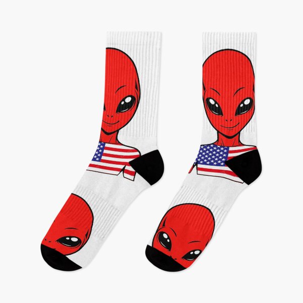 Item preview, Zorgo USA | Thumbs up Alien | USA Flag Shirt | Cute Alien Gift | USA Merchandise designed and sold by The-Visitors.