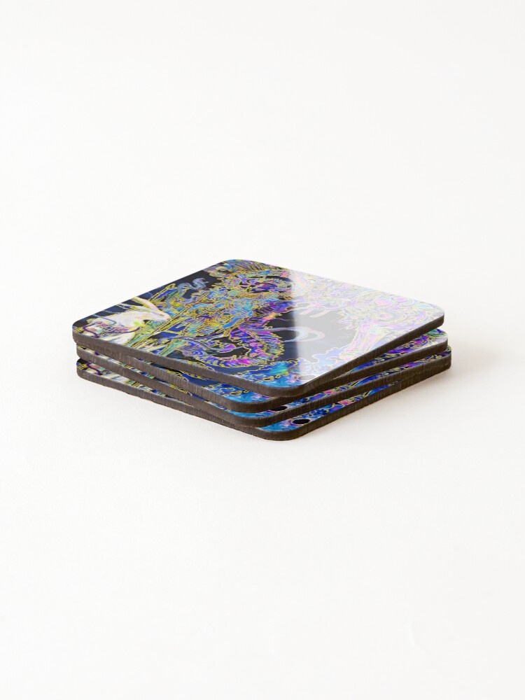 Thumbnail 4 of 5, Coasters (Set of 4), Brave Rabbit designed and sold by rogsdern.