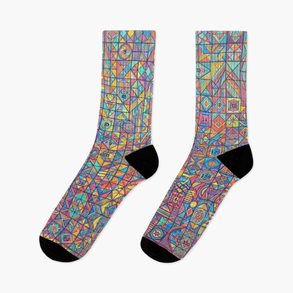 Item preview, Geometric Number Harmony Mosaic designed and sold by Sigtrix.