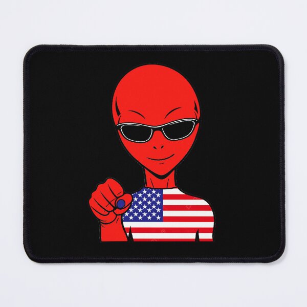 Item preview, Zorgo USA | Sunglasses Alien | USA Flag Shirt | Cute Alien Gift | USA Merchandise designed and sold by The-Visitors.